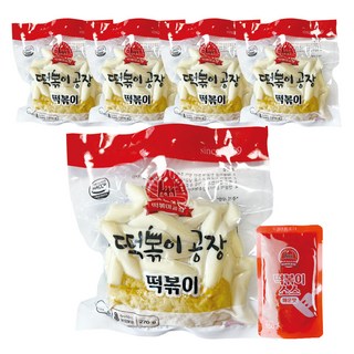 오창 떡볶이 공장 떡볶이 420g 5팩 매운맛 후기로 검증된 믿고 먹는 떡볶이, 5개