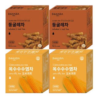 다하다 둥굴레차 옥수수수염차 400티백세트, 120g, 100개입