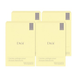 디투오브 4box(120mlx12ea) NFC레몬즙 다이어트보조제 체지방감소 쾌변, 4개, 120ml
