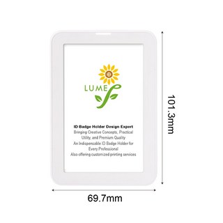 LUMEF 向日葵 識別證套組 鍊條 卦繩 工作證 悠遊卡套 6664 6665