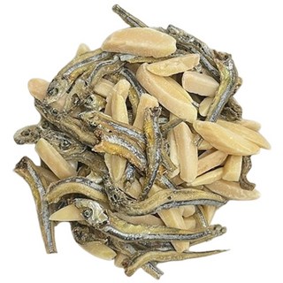 倉鼠零食【現貨】杏仁小魚乾 寵物鼠零食 蜜袋鼯 松鼠 黃金鼠 三線鼠 小動物點心, 20g