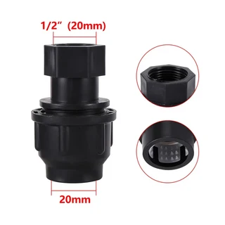 홈파이프 액세서리 암 스레드 퀵 조인트 발코니 잔디 관개 시스템 PE PVC PPR 튜브 커플링 파란색 1/2 "3/4, 07 1I2 Inch  20mm