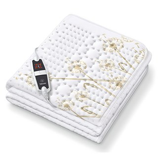 보이러 전기요 UB 34, 화이트플라워, 1인용(80 x 150cm)