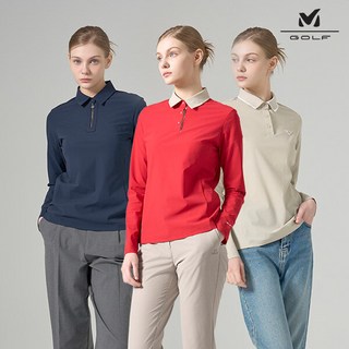 밀레골프 26SS 긴팔카라티셔츠 3종 여성