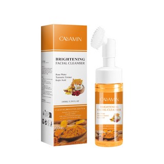 潔面乳 深層清潔臉部 滋潤補水，溫和不刺激，展現透亮光采, 1個, 洗面乳100ml