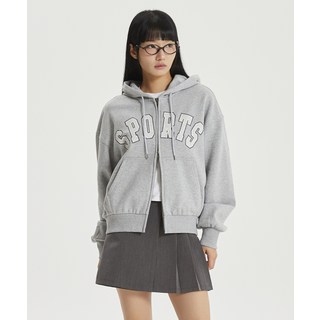 뉴발란스 NBM4W062 WOMEN 빅 그래픽 기모 후드집업 (GRA와이) 8212012