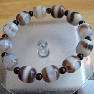 西藏虎牙天珠手串 12mm