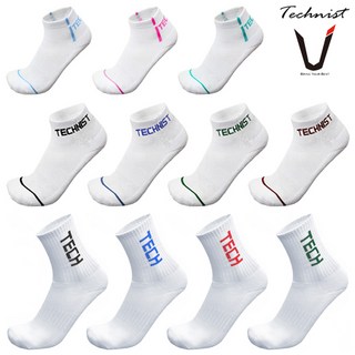 테크니스트 배드민턴 스포츠 장목양말 중목양말 단목양말 TCNSTSS35, 06번, 여성용 (TS-8W-BL), 1개