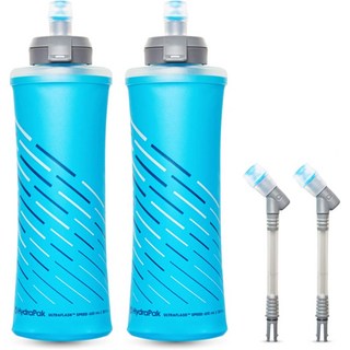 하이드라팩 울트라플라스크 스피드 HydraPak UltraFlask Speed 접이식 소프트 플라스크 트레일 러닝 물통 600ml 2개, 600ml Speed - 2 Pack, 600ml Speed - 2 Pack