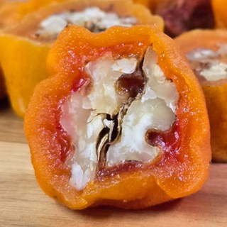 산지출고 곶감 호두말이 선물세트 보자기포함, 1박스, 30구(450g)