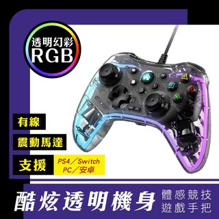 RGB七彩發光 快打旋風 6 小雞模擬器 惡靈古堡4 重製版 魔物獵人 epic pc 手把 Steam switch, 本體x1