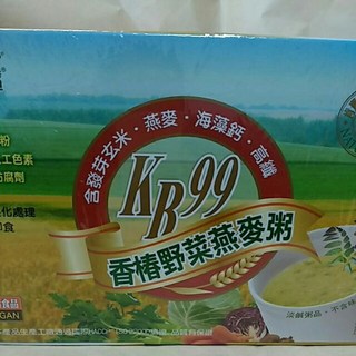 肯寶 KB99 香椿野菜燕麥粥 24包裝 即沖即食 全素, 1個