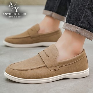 ANYOU 남자 로퍼 캐주얼신발 슬립온 캐주얼슈즈 운전용 편안한 통기성 모던 패션 남성 신발