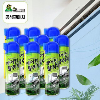 산도깨비 에어컨 히터 탈취제 300ml, 9개