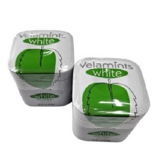 벨라민츠 슈가프리 화이트 스피어민트 껌, 40g, 2개
