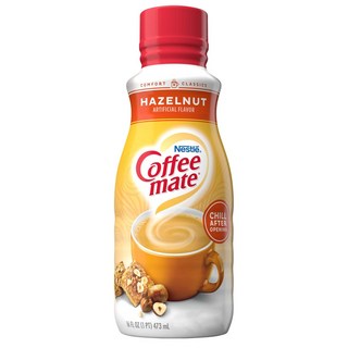 Coffee Mate 커피메이트 헤이즐넛 커피 크리머 액상 473ml x 6팩 내돈내산 홈카페 바리스타 휴식 여유, 6개, 1개입
