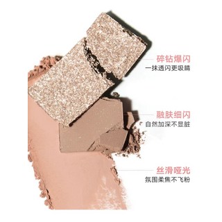 眼影 碎鑽爆閃 融膚細閃 絲滑啞光, 1個