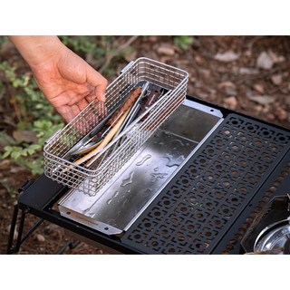 柯曼 IGT餐具盒 BK11/CK-11 304不鏽鋼 置物盒 收納盒 半單位 露營, 1個, CK-10 餐具盒