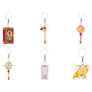 【M.M小舖】現貨 BANDAI 轉蛋 扭蛋 庫洛魔法使造型吊飾P2 小可 星之杖 模型 全6款, 1個, 整套(金額500，下X5)1D050