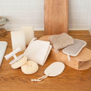 주방 설거지 다용도 청소솔 수세미 생분해 솔 천연 제로 웨이스트, 1세트, 6개