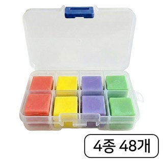 영바이브 보석십자수 도구 고체풀, 48개, 4종