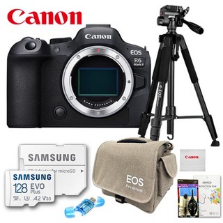 캐논 EOS R6 Mark II 바디 / 프리미엄 7종세트 / 삼성 메모리 128GB+EOS가방+액정보호필름+융+청소도구+리더기+삼각대 / TJ