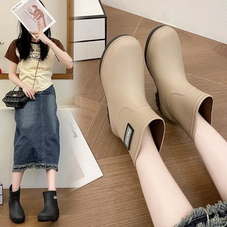 女士短筒雨靴 成人低幫防滑耐磨防水膠鞋