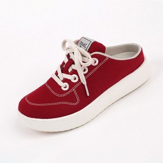 에버라스트 여성 뮬 스니커즈 캔버스 운동화 슬리퍼 블로퍼 캔버스화 슬립온 키높이 통굽 블로퍼 굽있는 울양모 카본플레이트 발편한 경량 쿠션 신발 가벼운 푹신한 데일리 캐주얼 슈즈