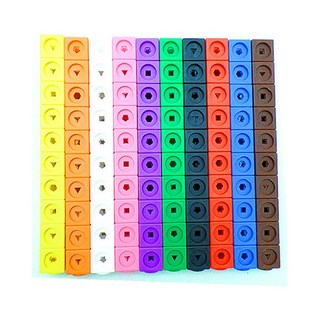 [과학쌤이오] STEAM 퍼즐 감각 연결큐브 고급 100PCS, 1개