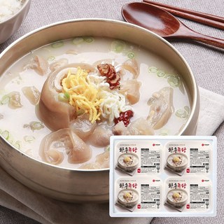 [국제식품] 진한육수 정성가득 보양식품 명품한우족탕 1kg, 4개