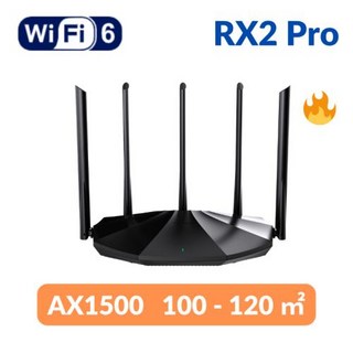 게이밍 원룸 공유기 기숙사 Tenda 트라이 밴드 기가비트 와이파이 6E 메시 라우터 무선 pk OFDMA MU MIMO WiFi6 AX1500 AX5700, Original EU plug, AX1500 RX2 Pro