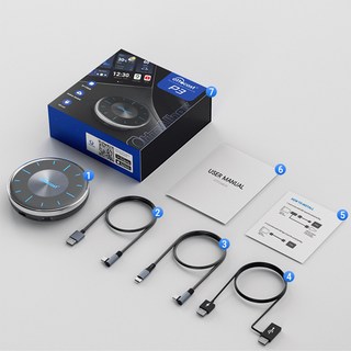 OTTOCAST 아우디 폭스바겐 쉐보레 기아용 AI 박스 무선 카플레이 안드로이드 오토 128GB TV HDMI 출력 자, 03 standard, 03 Japanese version_01 CHINA