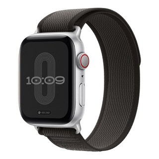 아이메이드잇 애플워치 호환 나일론 트레일 루프 스트랩, 블랙/그레이, 1개