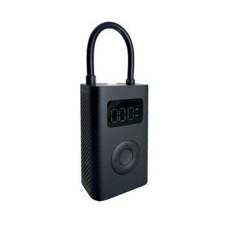 Xiaomi 米家 電動打氣機2 新款2D 充氣打氣筒 汽車機車籃球適用 精準胎壓偵測 數位顯示, 黑, 1個