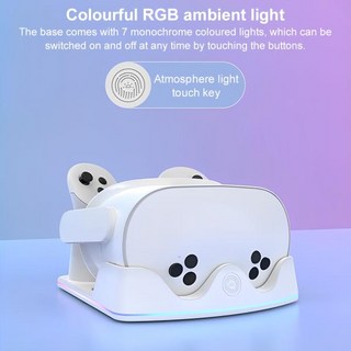 메타 퀘스트 3S 충전 거치대 헤드셋 디스플레이 스탠드 및 컨트롤러 마운트 3S/3/2 VR, 01 CHINA, 1개