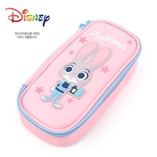 디즈니 주디 제스트 필통, 핑크, 1개