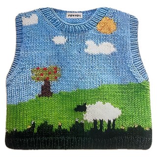 예쁘고 귀여운 니트 스웨터 디자인 마우스패드, 1개