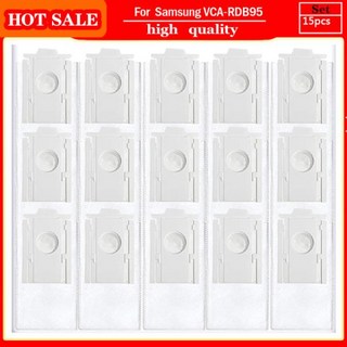 JS 삼성 VCA-RDB95 먼지 가방 제트 로봇 + AI 진공 청소기 교체 예비 부품, 04 15pcs, 15개