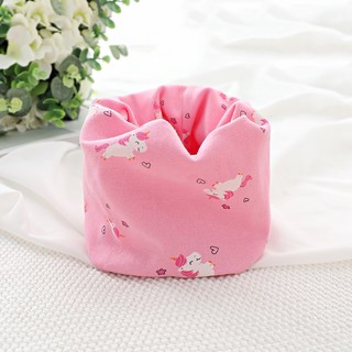 NINISHOP 寶寶兒童保暖脖圍 彩虹小馬可愛造型 純棉高彈力多功能圍脖