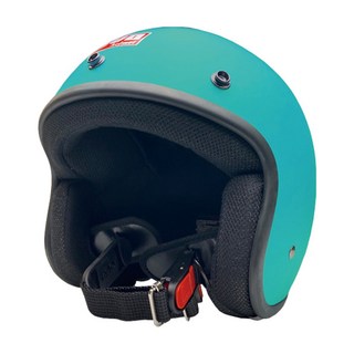 經典復古摩托車安全帽，輕巧透氣舒適安全，多色可選，展現個人風格, 消光粉綠