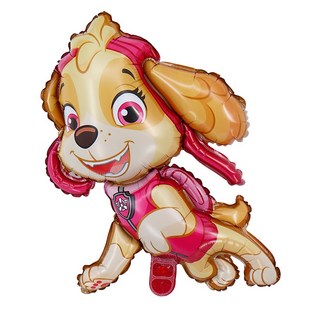 汪汪隊狗狗巡邏隊 鋁箔氣球 寶寶生日週歲派對佈置用品, 天天54*44cm不能飄空, 1個