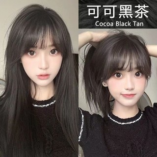 植物染髮劑 泡泡染 快速顯白 蓋白髮, 可可黑茶色【一洗上色】, 1個