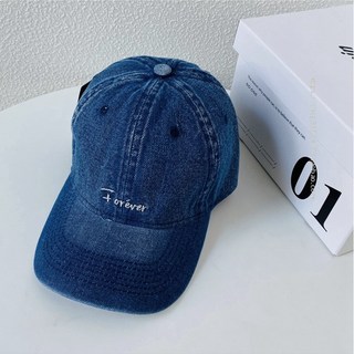 水洗牛仔棒球帽 日系復古老帽 -