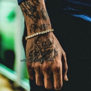 LITTLE THINGS STUDIOS 方鑽排鑽手鍊 金色銀色款式 多尺寸選擇