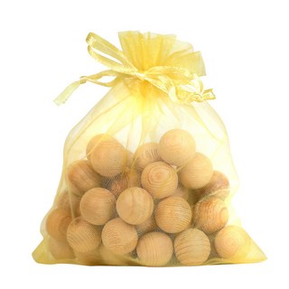 台灣檜木珠香包 30g 台灣SGS認證 芳香袋 衣櫃香氛, 1個