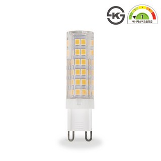 더쎈 LED 할로겐 G9 전구 4.2W 핀타입 꼬마전구, 3개, 전구색