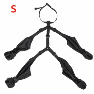 낙하 방지 방수 강아지 신발 조절 가능한 오염 방지 강아지 레인 부츠 미끄럼 방지 강아지 서스펜더 양말, 01 S