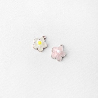 싼비즈 [8-049-25]써지컬스틸 펜던트 에폭젤리다섯꽃 9mm 1개