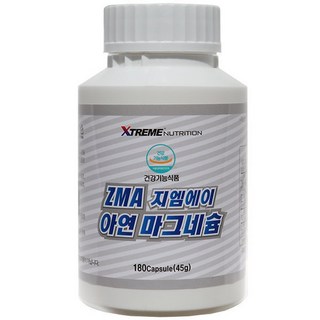 ZMA아연마그네슘(180캡슐)헬스보충제아연근육, 1개