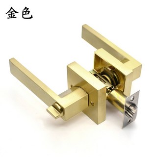 慶大鑫 CBX-803 含稅 附鑰匙 60-70mm 轉扭式水平把手鎖, 金色, 1個